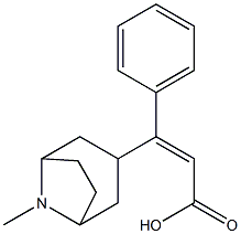 Tropanyl trans-cinnamate 结构式