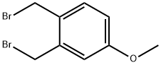 1,2-bis(bromomethyl)-4-methoxybenzene Struktur