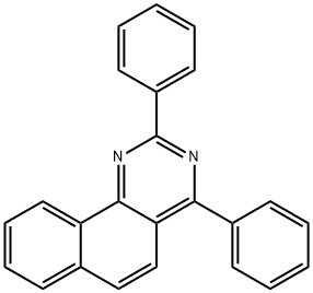 2,4-DIPHENYLBENZO(H)QUINAZOLINE Structure