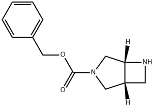 (1R,5R)-3,6-二氮杂双环[3.2.0]庚烷-3-羧酸苄酯, 370881-68-8, 结构式