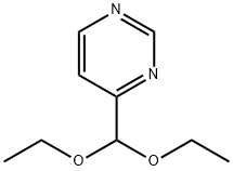 4-(diethoxymethyl)Pyrimidine 化学構造式