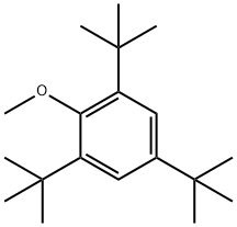 1,3,5-叔丁基苯甲醚, 3975-80-2, 结构式