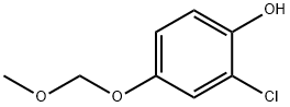 2-氯-4-(甲氧基甲氧基)苯酚,400052-33-7,结构式