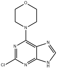 4-(2-氯-9H-嘌呤-6-基)吗啡, 4010-81-5, 结构式