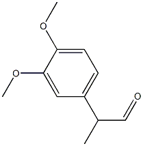 2-(3,4-Dimethoxyphenyl)propanal Struktur
