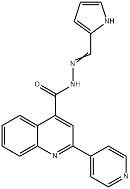 402853-53-6 (E)-N'-((1H-pyrrol-2-yl)methylene)-2-(pyridin-4-yl)quinoline-4-carbohydrazide