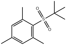 TERT-BUTYL 2,4,6-TRIMETHYLPHENYL SULFONE 结构式