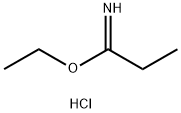 プロパンカルボキシイミド酸エチル塩酸塩 化学構造式