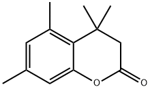 4,4,5,7-tetramethylchroman-2-one Struktur