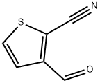 3-formylthiophene-2-carbonitrile Struktur