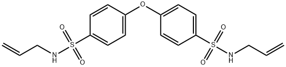 4,4'-OXYBIS(N-ALLYLBENZENESULFONAMIDE) Struktur
