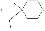 碘化 N-甲基,乙基吗啉, 4186-70-3, 结构式