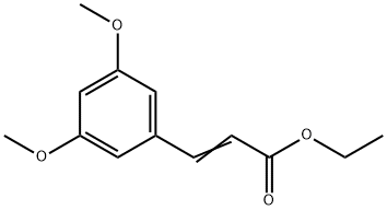 (E)-ethyl 3-(3,5-dimethoxyphenyl)acrylate, 42174-79-8, 结构式