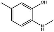 5-methyl-2-(methylamino)phenol Struktur