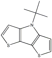 4-(tert-Butyl)-4H-dithieno[3,2-b:2',3'-d]pyrrole 化学構造式