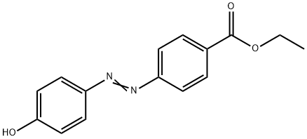 4-(4-羟基-偶氮苯)苯甲酸乙酯,4418-89-7,结构式