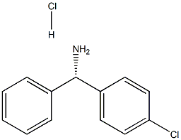 (S)-(4-CHLOROPHENYL)(PHENYL)METHANAMINE HYDROCHLORIDE Structure