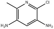 2-chloro-6-methylpyridine-3,5-diamine Structure