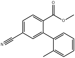 methyl 5-cyano-2-methyl-[1,1-biphenyl]-2-carboxylate(WXG00306) 化学構造式