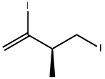 (R)-2-iodo-3-(iodomethyl)but-1-ene Struktur
