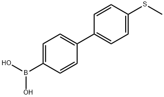 4-(4-Methylthiophenyl)phenylboronic acid Struktur