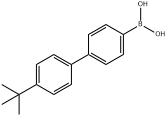 4-(4-tert-butylphenyl)phenylboronic acid Structure