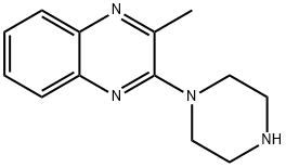 2-methyl-3-(piperazin-1-yl)quinoxaline 结构式