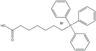 6-carboxyhexyl triphenylphosphonium bromide Struktur