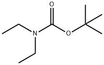 N,N-ジエチルカルバミン酸TERT-ブチル 化学構造式