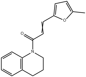 1-[3-(5-methyl-2-furyl)acryloyl]-1,2,3,4-tetrahydroquinoline|