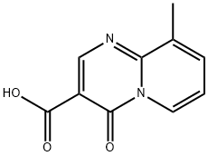 9-Methyl-4H-Pyrido[1,2-a]pyrimidine-4-oxo-3-carboxylic acid 化学構造式