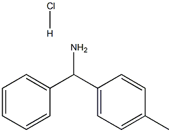 [(4-メチルフェニル)(フェニル)メチル]アミン塩酸塩 化学構造式