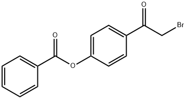 4-(BROMOACETYL)-PHENYL BENZOATE 化学構造式