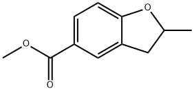 methyl 2-methyl-2,3-dihydrobenzofuran-5-carboxylate Struktur