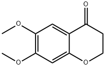 6,7-ジメトキシクロマン-4-オン 化学構造式