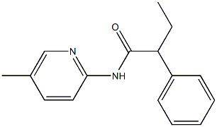 N-(5-methyl-2-pyridinyl)-2-phenylbutanamide Structure