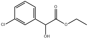 ethyl 2-(3-chlorophenyl)-2-hydroxyacetate 结构式