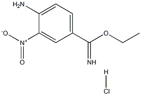 Benzenecarboximidic acid, 4-amino-3-nitro-, ethyl ester,monohydrochloride Struktur