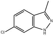 6-氯-3-甲基-1H-吲唑, 55774-25-9, 结构式