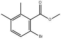 6-溴-2,3-二甲基苯甲酸甲酯, 5613-30-9, 结构式