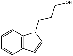 3-(1H-INDOL-1-YL)-1-PROPANOL,56276-06-3,结构式