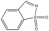 Benzo[d]isothiazole 1,1-dioxide 化学構造式