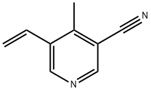 4-Methyl-5-vinylnicotinonitrile Struktur
