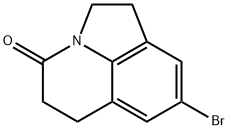 8-bromo-5,6-dihydro-1H-pyrrolo[3,2,1-ij]quinolin-4(2H)-one 化学構造式
