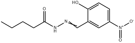 (E)-N'-(2-hydroxy-5-nitrobenzylidene)pentanehydrazide Structure