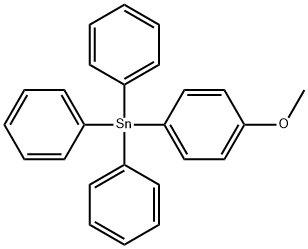 (4-METHOXYPHENYL)TRIPHENYLTIN Structure