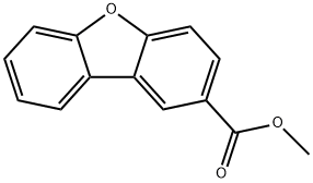 METHYL 2-DIBENZOFURANCARBOXYLATE Structure
