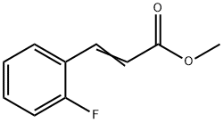 2-Propenoic acid, 3-(2-fluorophenyl)-, methyl ester Structure