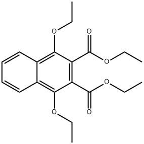 Diethyl 1,4-diethoxynaphthalene-2,3-dicarboxylate Struktur
