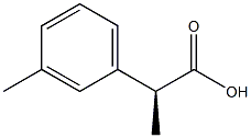 (S)-2-m-Tolyl-propionic acid Structure